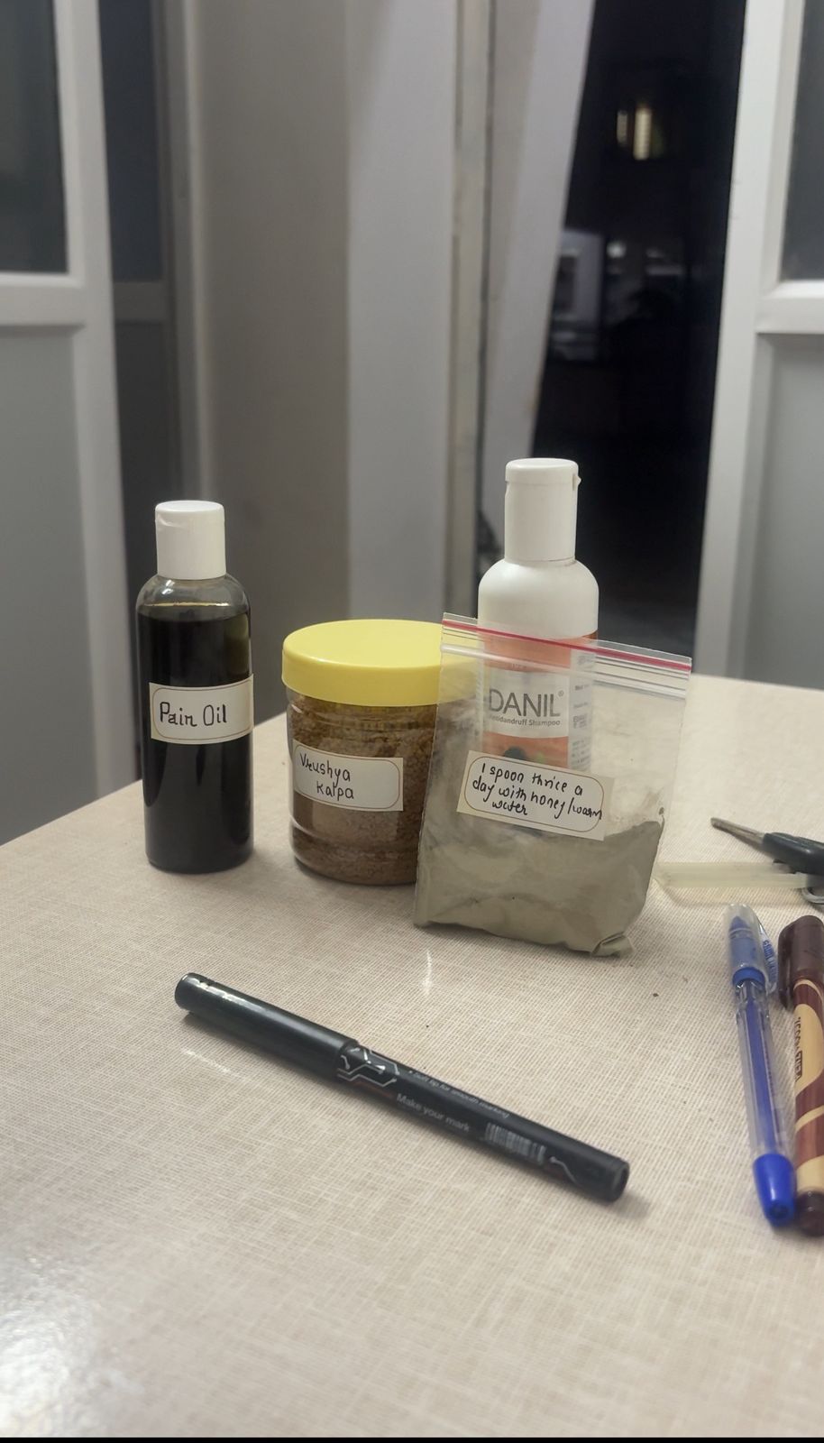 Customised Ayurvedic herbal medicines prepared according to patient body type
