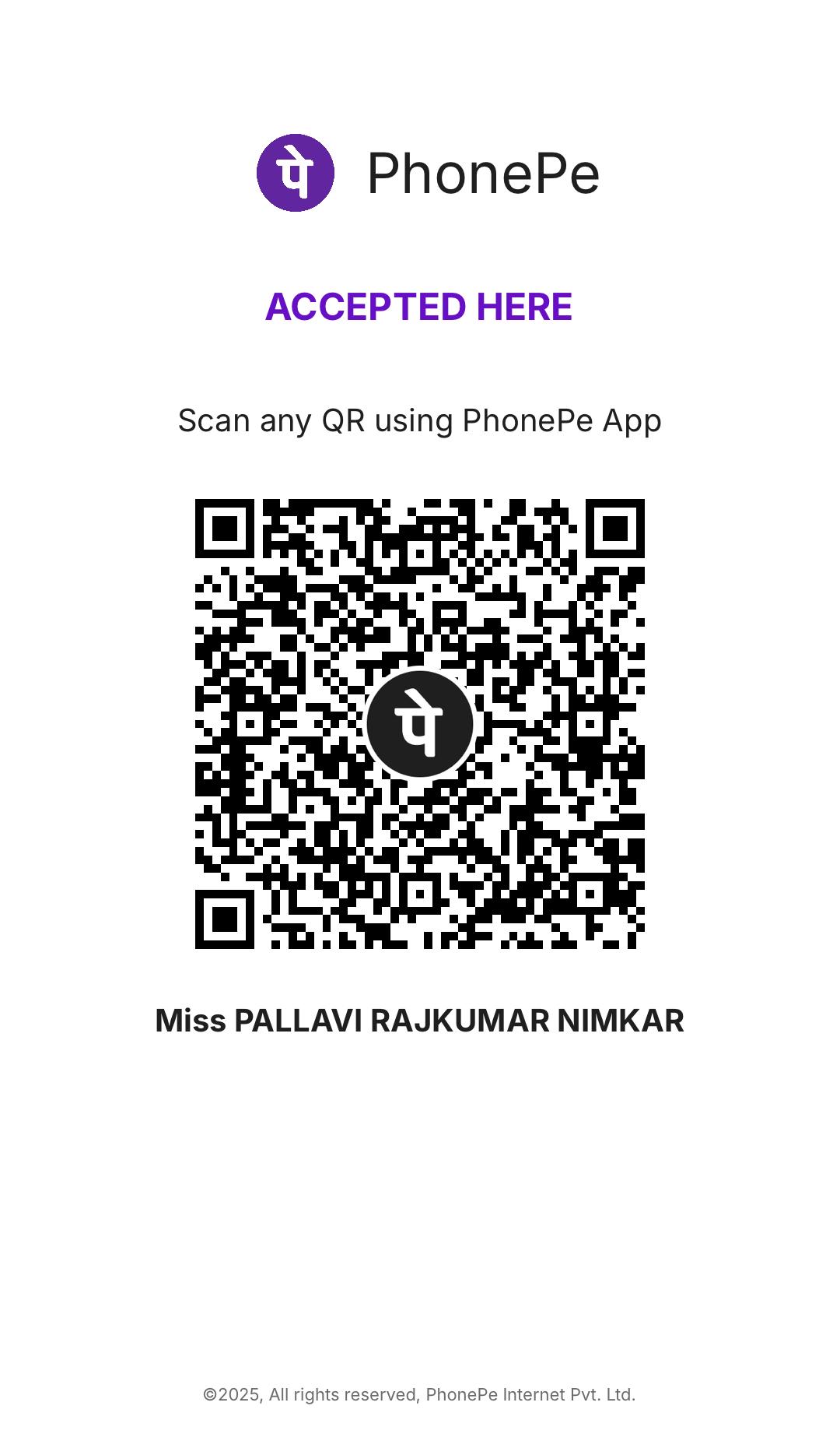 UPI QR Code - Scan to Pay